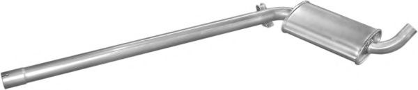 Средний глушитель выхлопных газов WALKER 17002