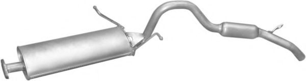 Глушитель выхлопных газов конечный POLMO 25.44