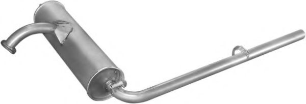 Глушитель выхлопных газов конечный POLMO 3802