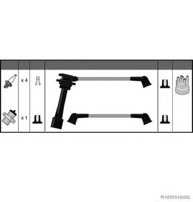 Комплект проводов зажигания HERTH+BUSS JAKOPARTS J5380302