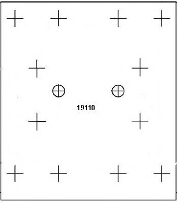 Комплект тормозных башмаков, барабанные тормоза FERODO 19110