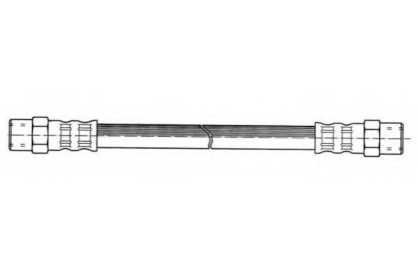 Тормозной шланг FERODO FHY2054