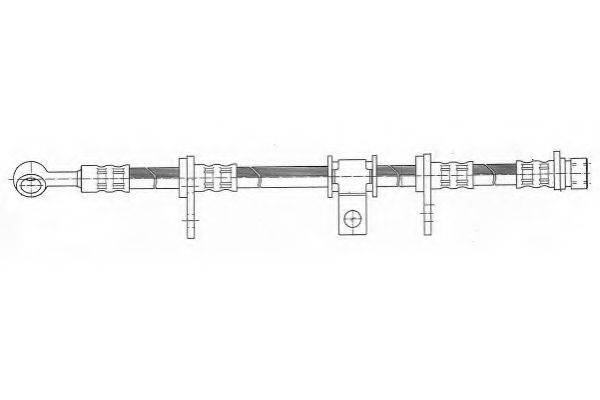 Тормозной шланг FERODO FHY2411