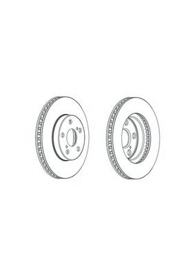 Тормозной диск FERODO DDF1882C