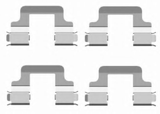 Комплектующие, колодки дискового тормоза MINTEX MBA1679