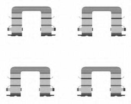 Комплектующие, колодки дискового тормоза MINTEX MBA1696