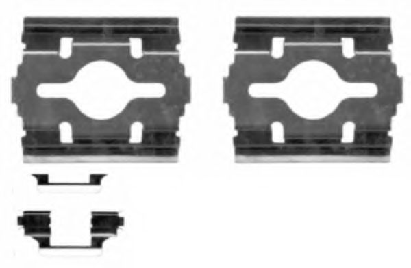 Комплектующие, колодки дискового тормоза MINTEX MBA1657