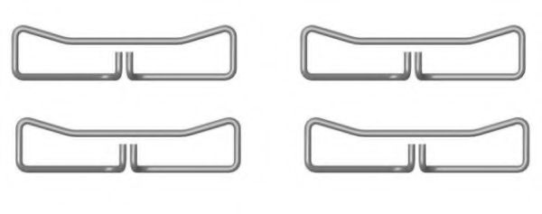 Комплектующие, колодки дискового тормоза MINTEX MBA1691