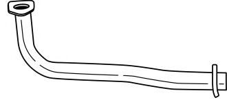 Труба выхлопного газа AKS DASIS SG23151