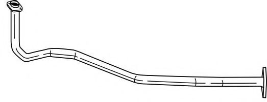 Труба выхлопного газа AKS DASIS SG73101