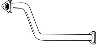 Труба выхлопного газа AKS DASIS SG53126