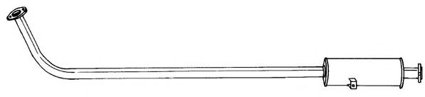 Труба выхлопного газа AKS DASIS SG70101