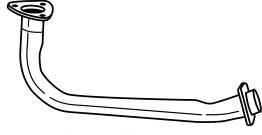 Труба выхлопного газа AKS DASIS SG34130