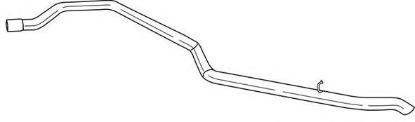 Труба выхлопного газа AKS DASIS SG11714