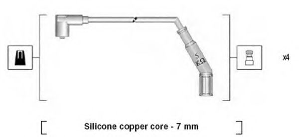 Комплект проводов зажигания NGK 0646
