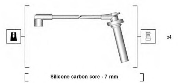 Комплект проводов зажигания MAGNETI MARELLI 941325070900