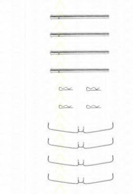 Комплектующие, колодки дискового тормоза OEMparts JLM1157