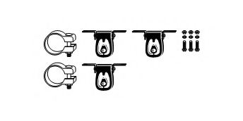 Монтажный комплект, система выпуска WALKER 17050
