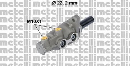 Главный тормозной цилиндр METELLI 05-0830