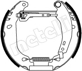 Комплект тормозных колодок METELLI 51-0004