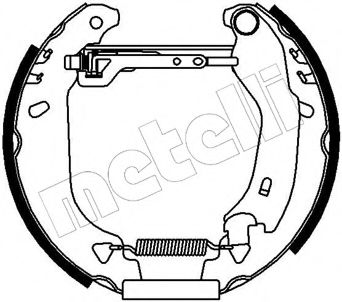 Комплект тормозных колодок METELLI 51-0023