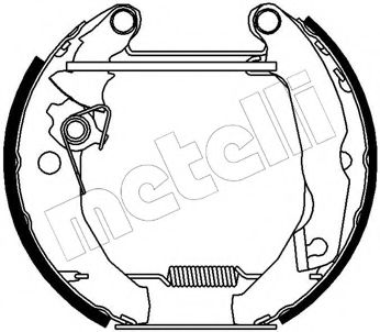 Комплект тормозных колодок METELLI 51-0038