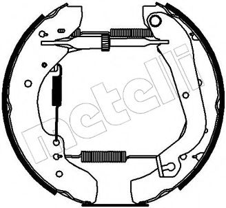 Комплект тормозных колодок METELLI 51-0138