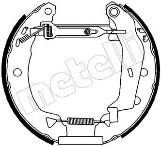 Комплект тормозных колодок METELLI 51-0157