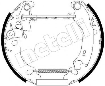 Комплект тормозных колодок METELLI 51-0181