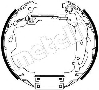 Комплект тормозных колодок METELLI 51-0183