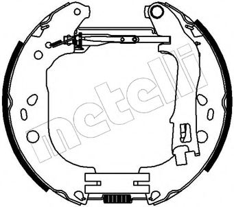 Комплект тормозных колодок METELLI 51-0226