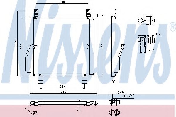 Конденсатор, кондиционер NISSENS 940301