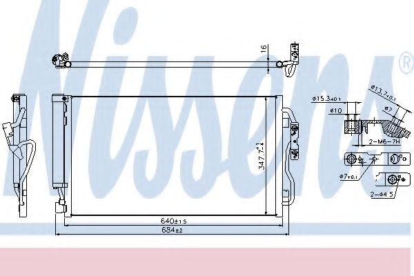 Конденсатор, кондиционер NISSENS 940357