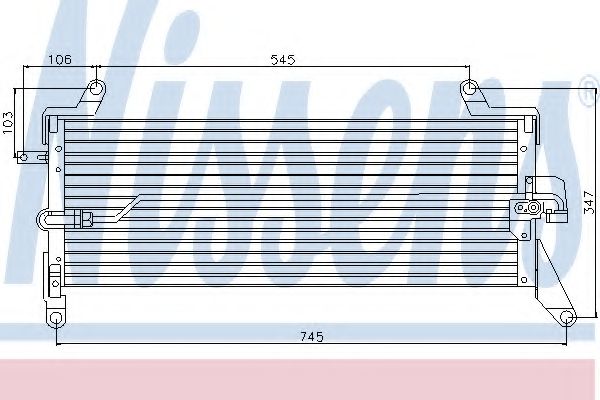 Конденсатор, кондиционер NISSENS 94316