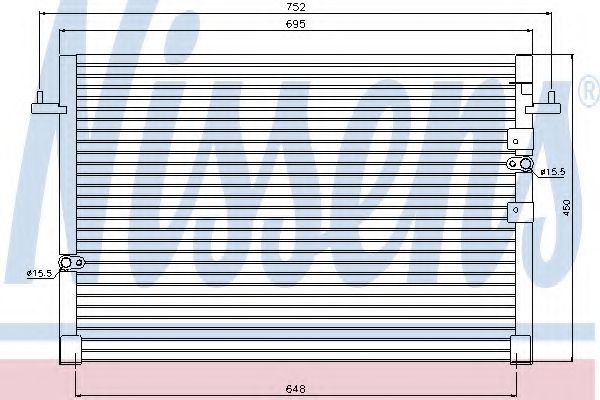 Конденсатор, кондиционер NISSENS 94677