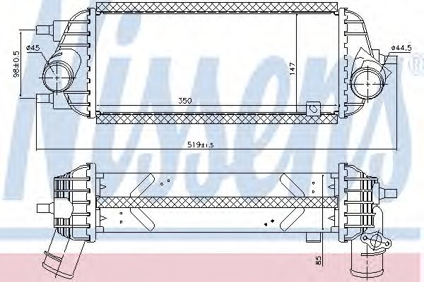 Интеркулер NISSENS 96309