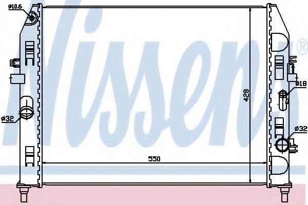 Радиатор, охлаждение двигателя ARD 314366