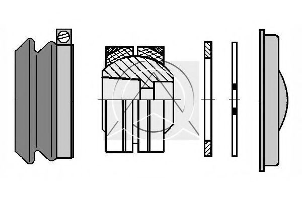 ремонтный комплект, рычаг подвески SIDEM 20441