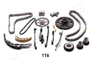 Комплект цели привода распредвала JAPANPARTS KDK-116