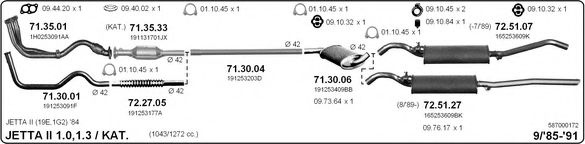 Система выпуска ОГ IMASAF 587000172