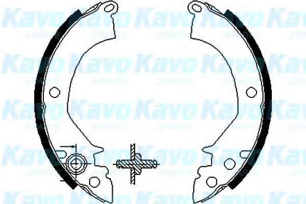 Комплект тормозных колодок KAVO PARTS BS-3402