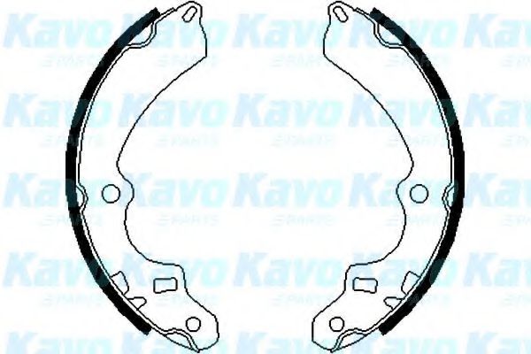 Комплект тормозных колодок KAVO PARTS BS-8904