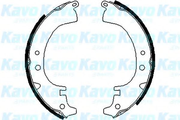 Комплект тормозных колодок KAVO PARTS BS-9900
