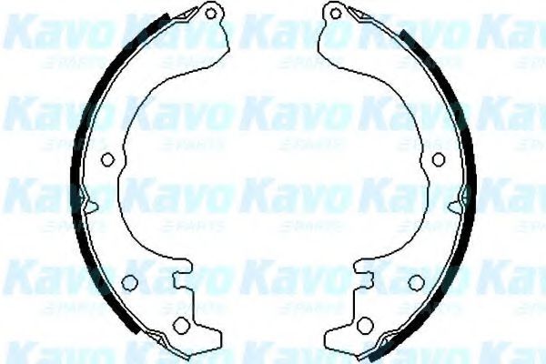 Комплект тормозных колодок KAVO PARTS BS-9901