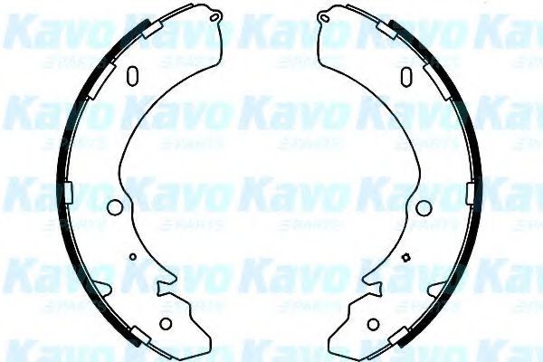 Комплект тормозных колодок KAVO PARTS BS-3914