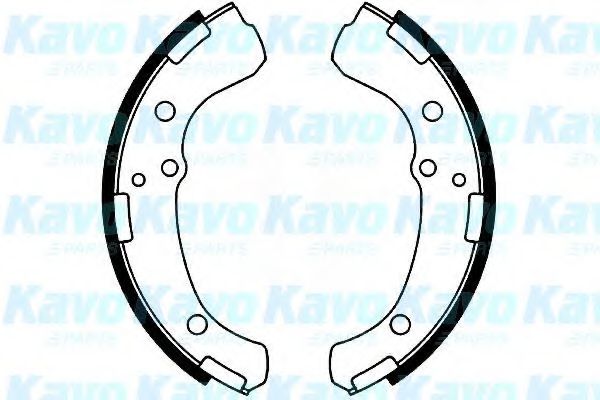 Комплект тормозных колодок KAVO PARTS BS-9938