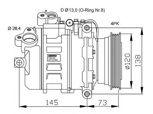 Компрессор, кондиционер NRF 32519G