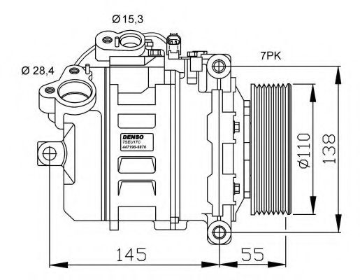 Компрессор, кондиционер NRF 32524G