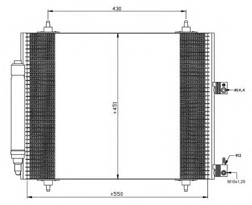 Конденсатор, кондиционер NRF 35669