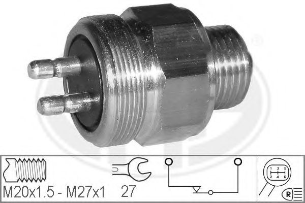 Выключатель, фара заднего хода ERA 330458